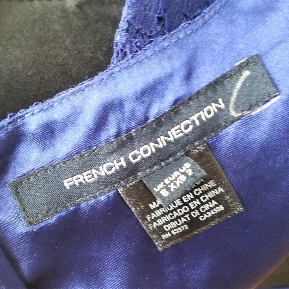 Royal Blue Lace Cocktail Dress - Picture 8 of 8
